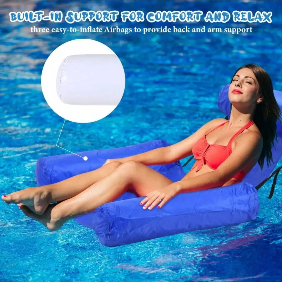 inflatable pool floats for adults water hammock lounger