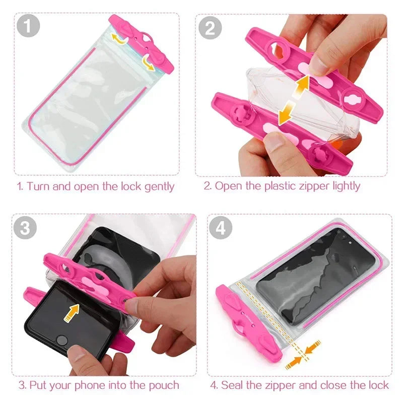 waterproof phone pouch for swimming