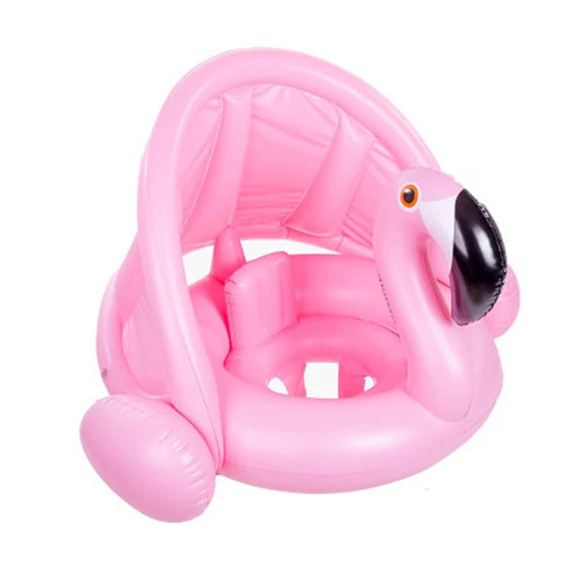 inflatable flamingo and white swan pool raft lounge toy