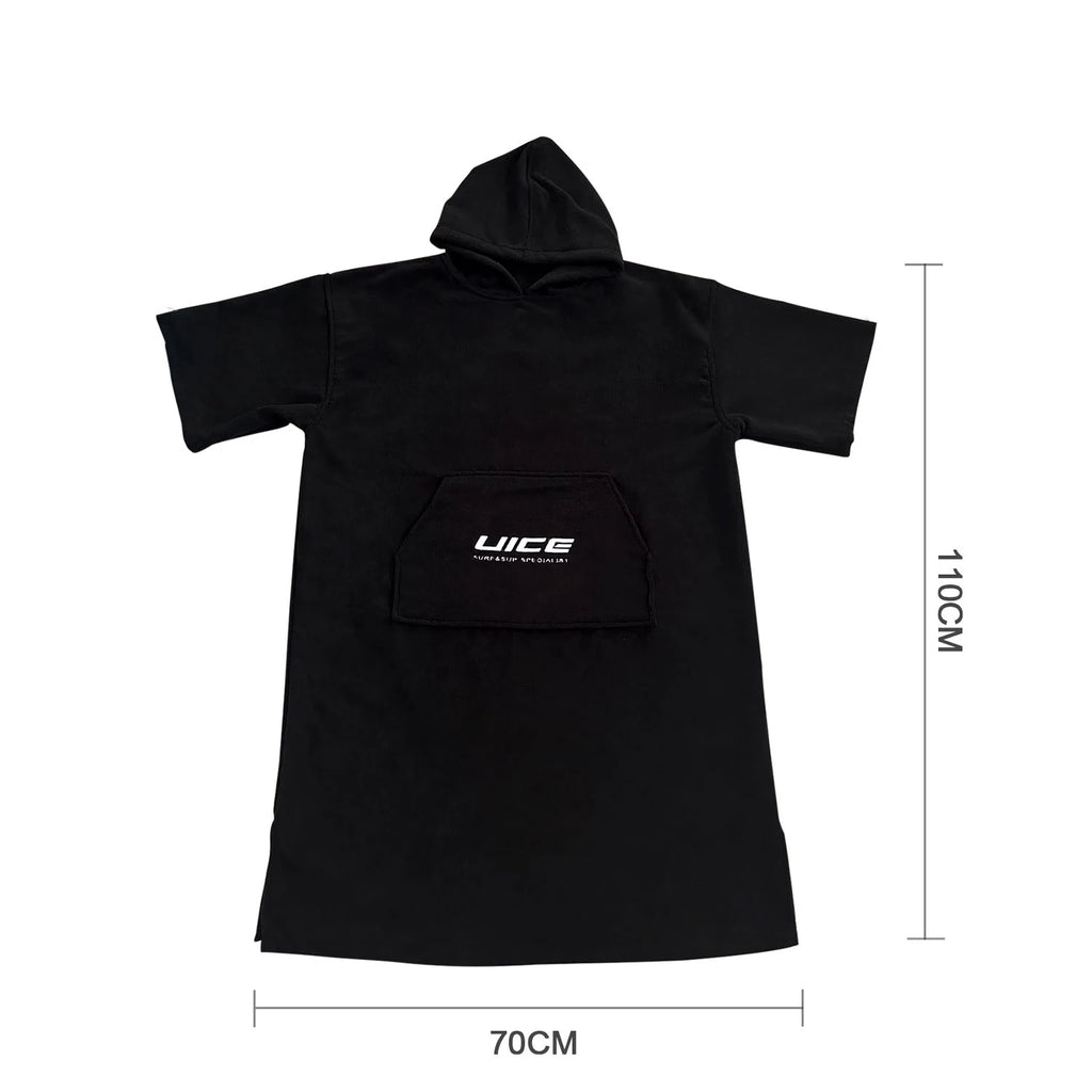 Surf poncho changing towel for adults