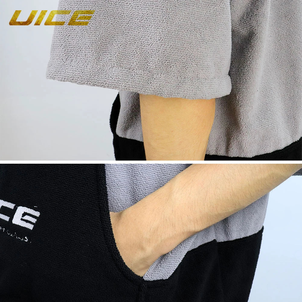 Surf poncho changing towel for adults
