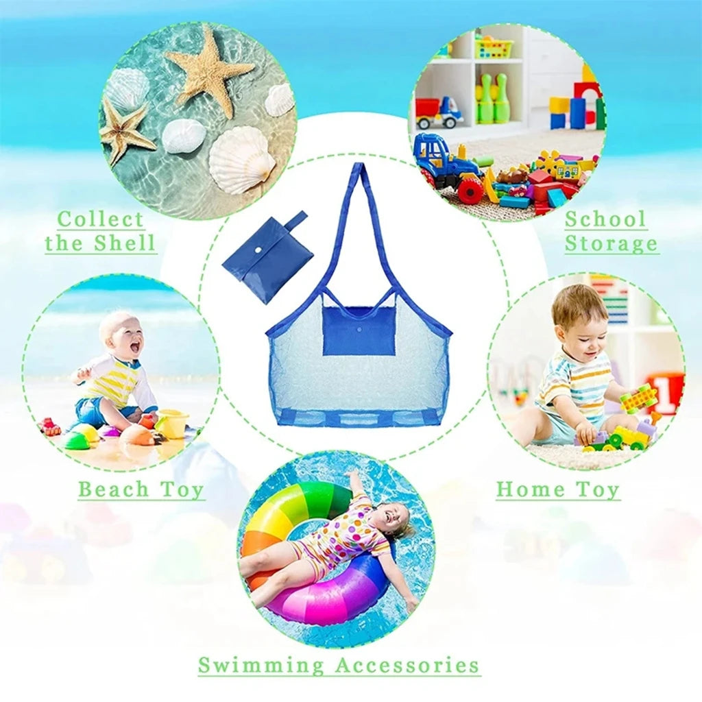 Childrens Mesh Beach Bag