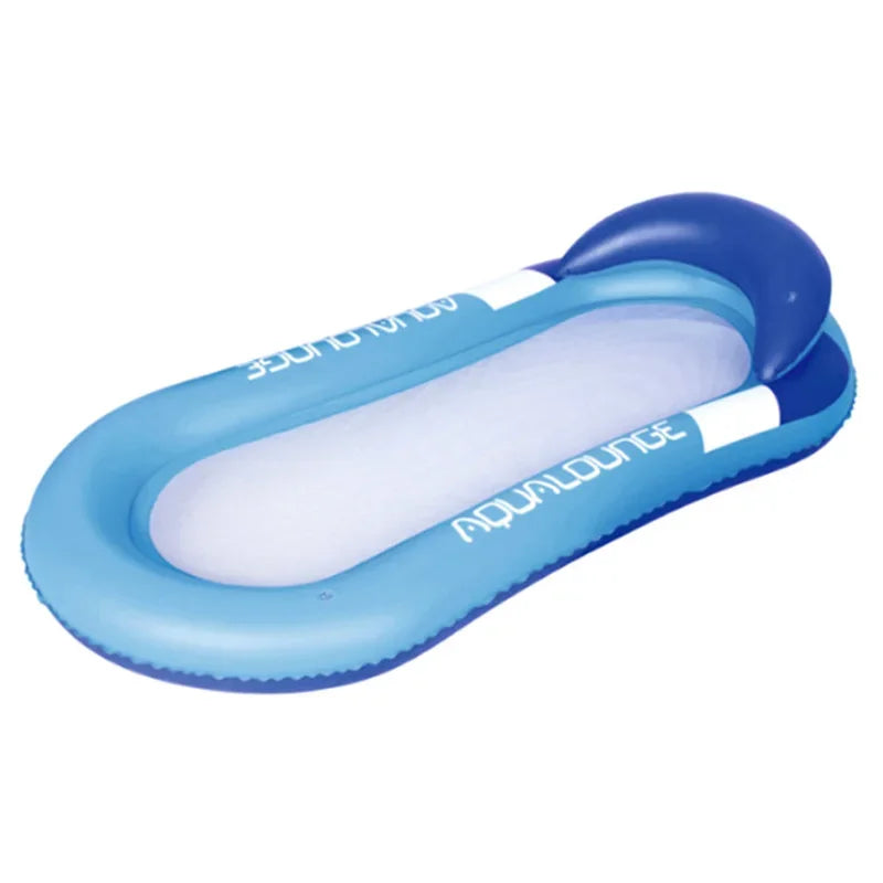inflatable pool float lounger at the beach