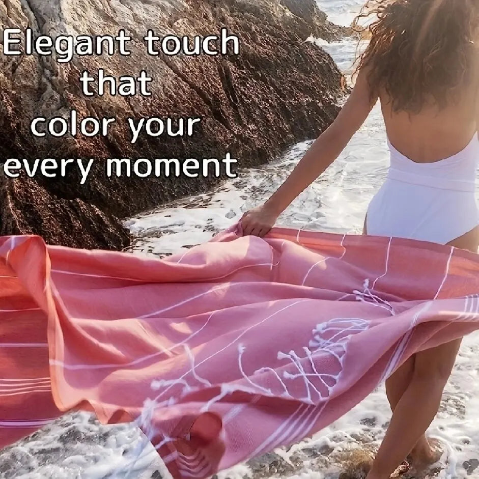 Oversized Turkish Beach Towel 100180cm