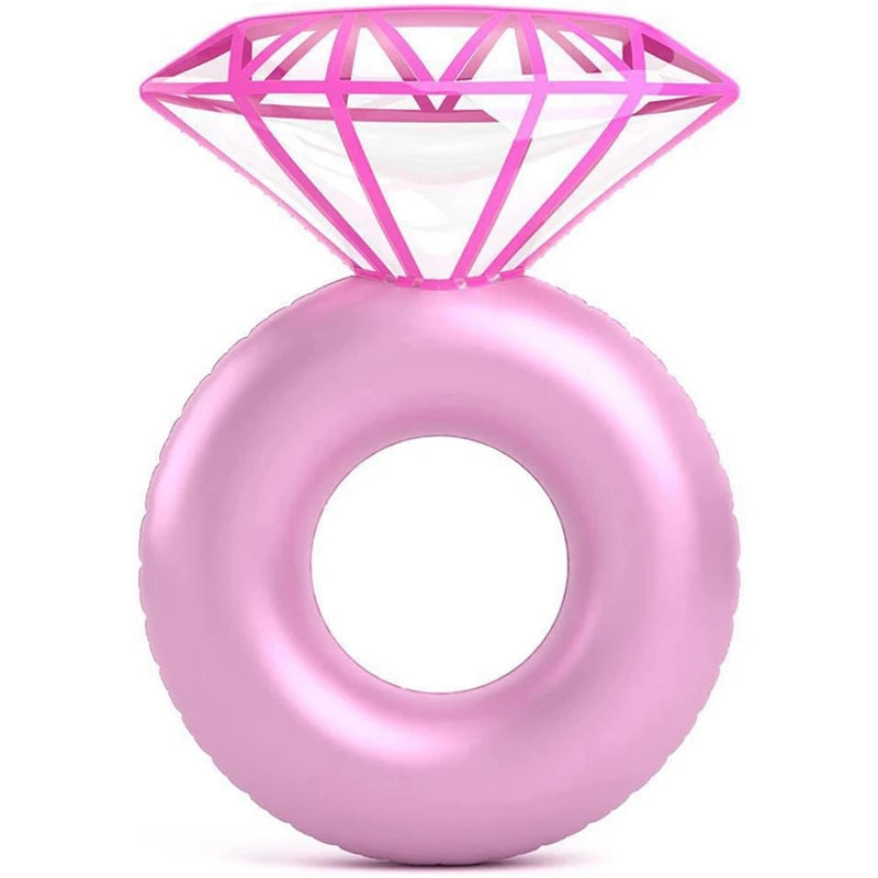 diamond ring pool float for wedding parties