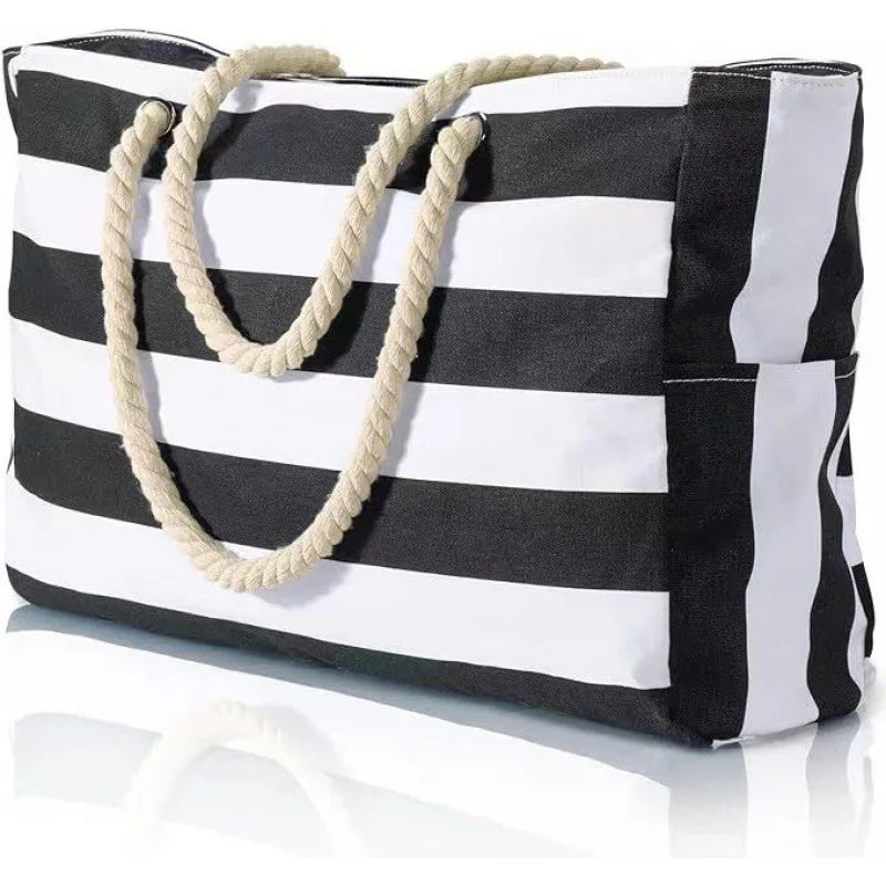 bohemian women’s waterproof beach tote handbag