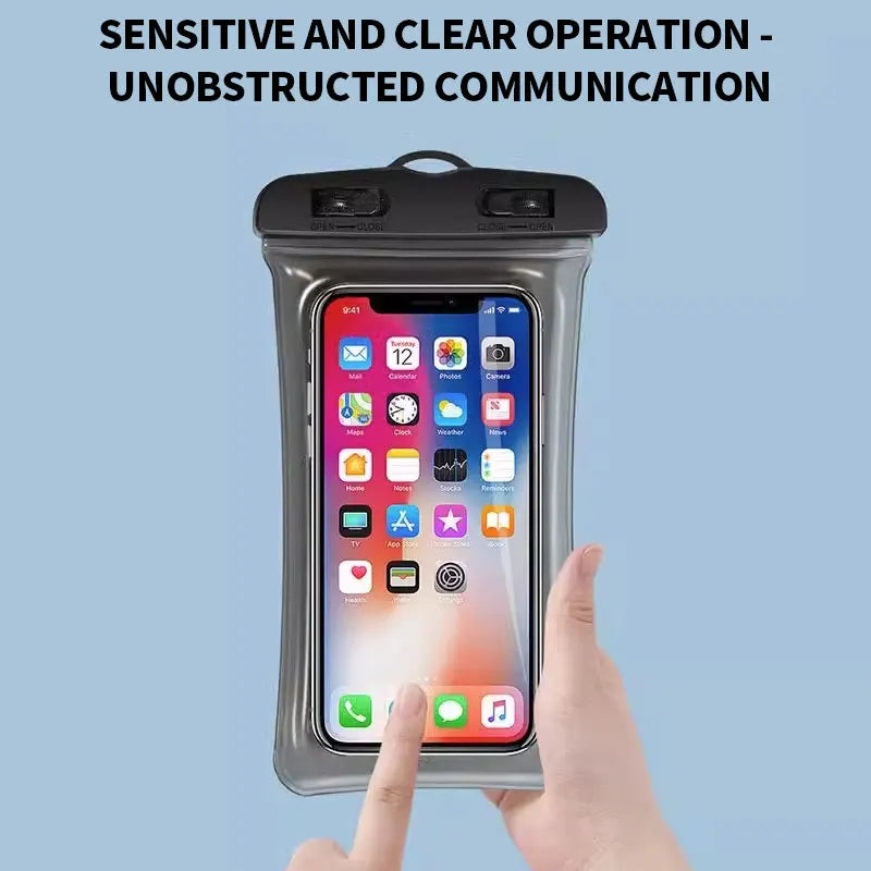 waterproof phone pouch for swimming and diving