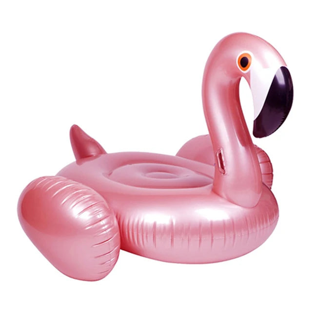 inflatable flamingo and white swan pool raft lounge toy