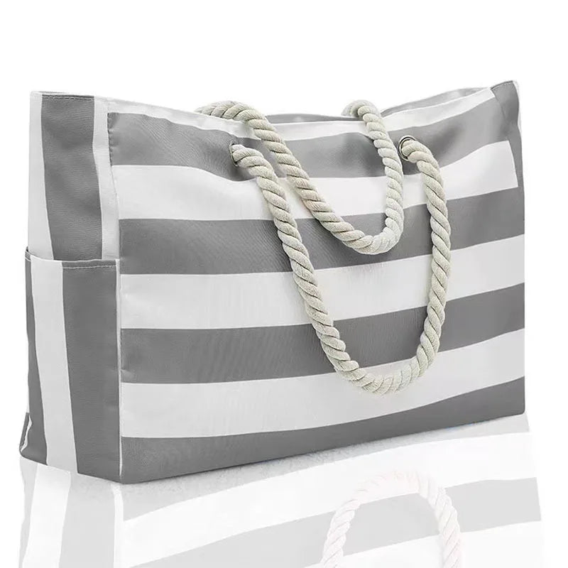bohemian women’s waterproof beach tote handbag