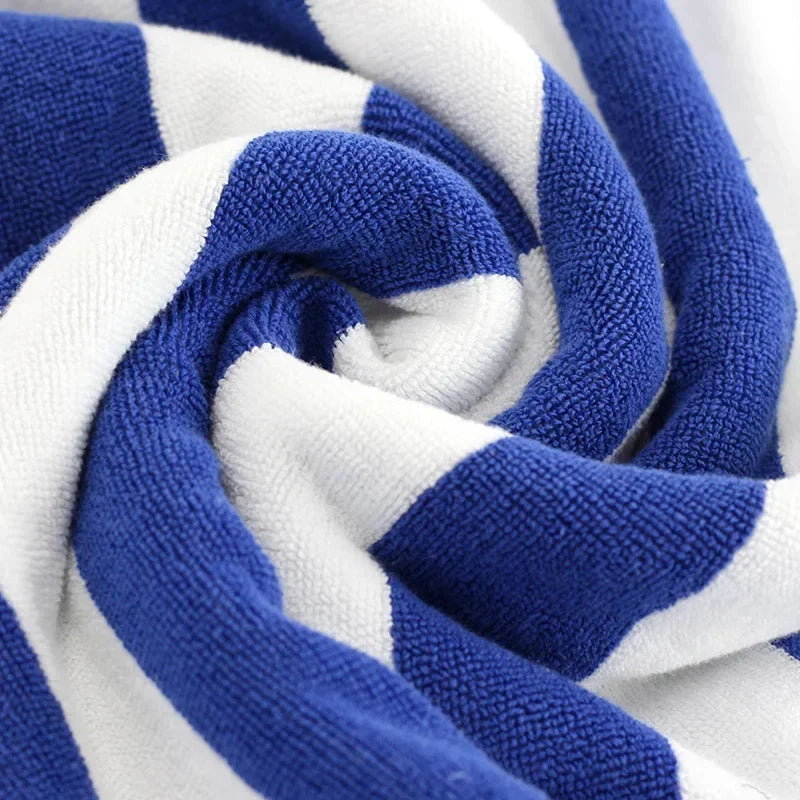 100 cotton beach and bath towel set striped luxury