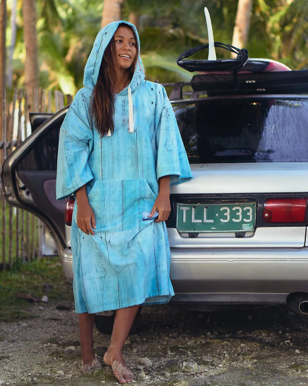 Hooded Changing Robe Thick Microfiber Towel