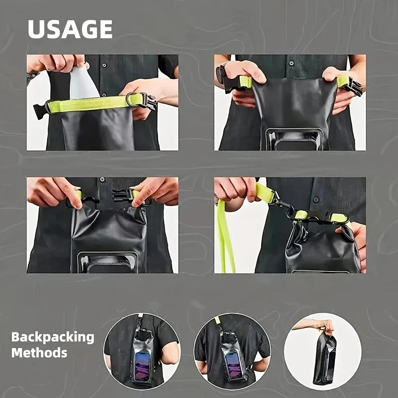 waterproof pvc dry bag for swimming and diving