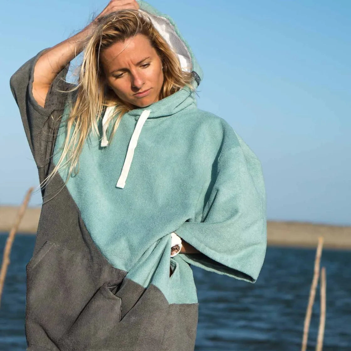 Hooded Changing Robe Thick Microfiber Towel