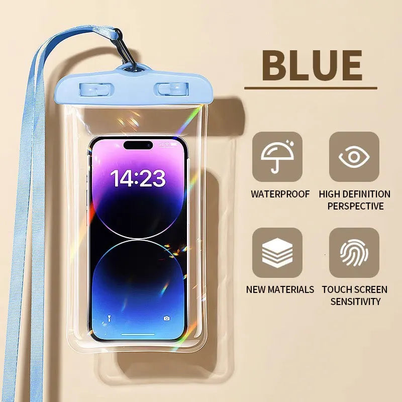 waterproof phone pouch for swimming and diving