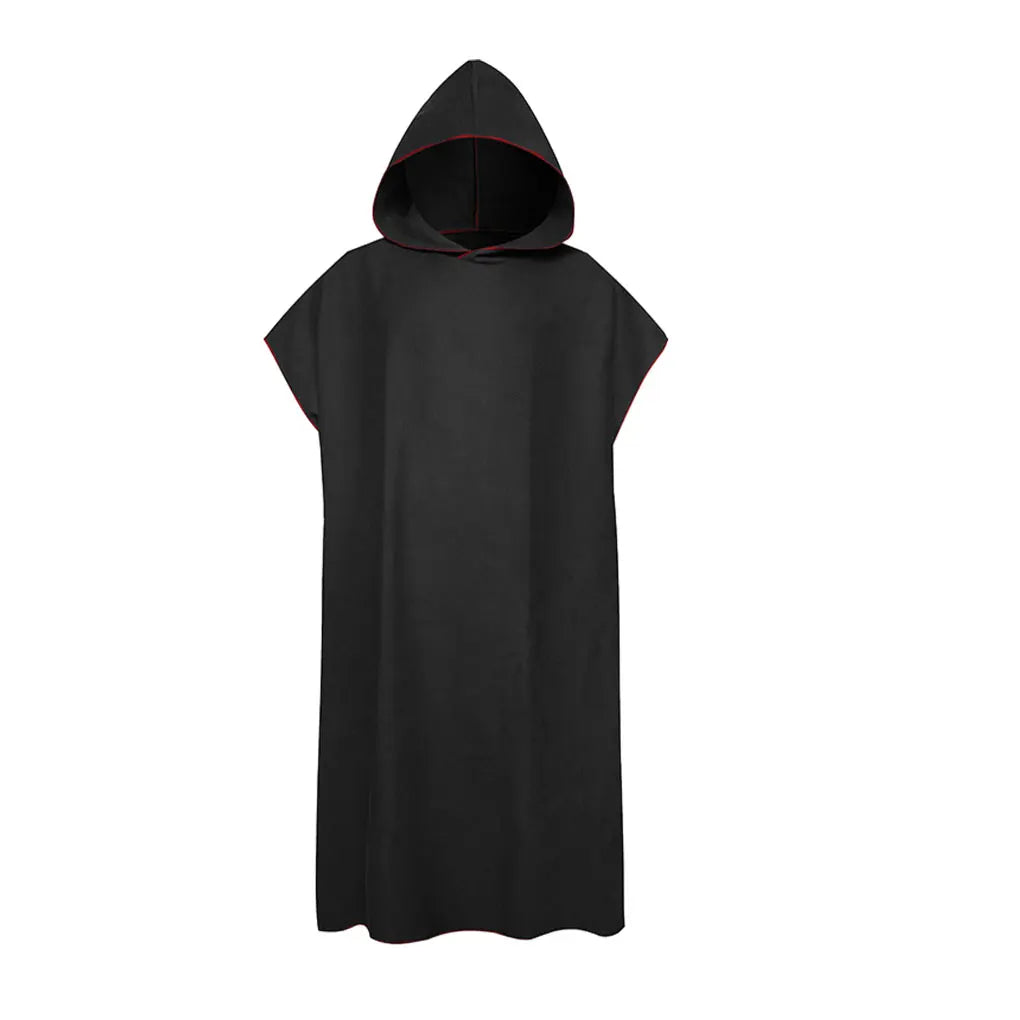 Hooded Towel Poncho for Adults Quick-Dry Microfiber Beach & Swim