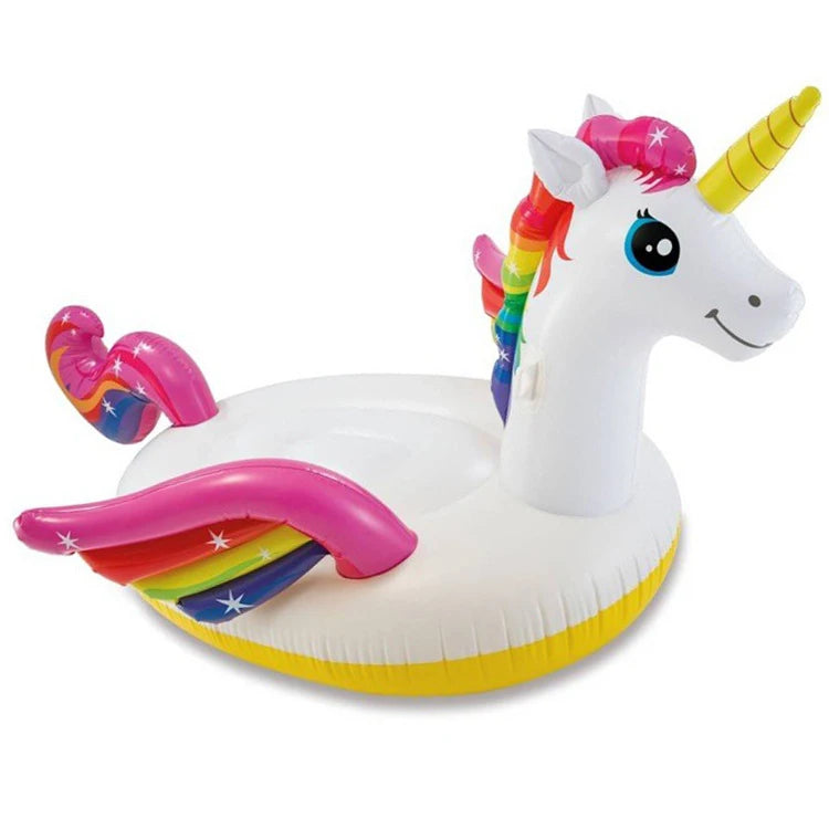 inflatable flamingo and white swan pool raft lounge toy