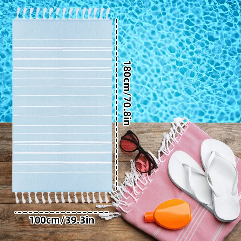 Turkish Beach Towels Pool Swim Bath Towel Sand Free Quick Dry Oversize