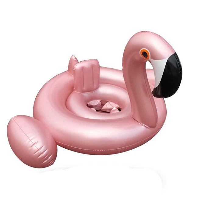 inflatable flamingo and white swan pool raft lounge toy