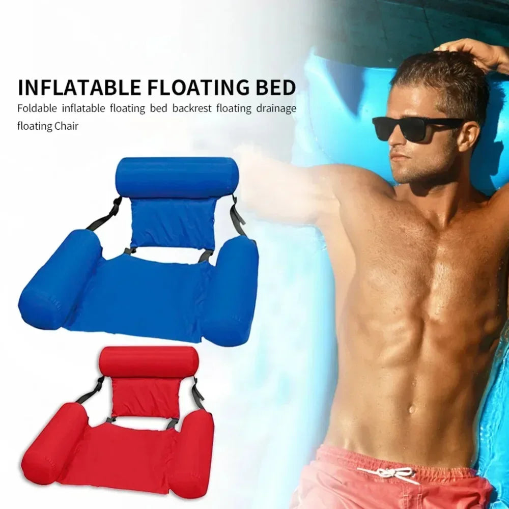 Foldable Inflatable Water Hammock Lounger
