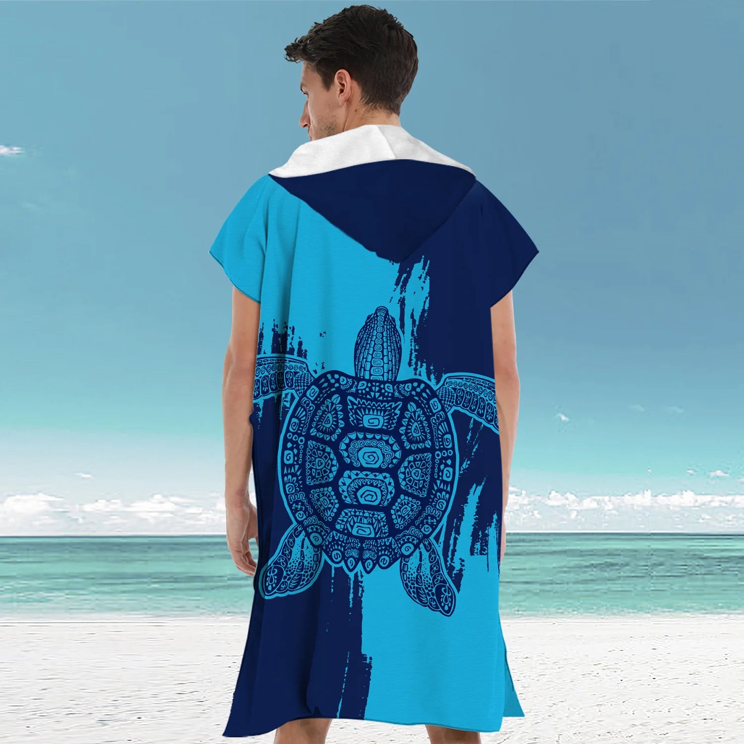 Hooded Beach Towel Poncho for Adults