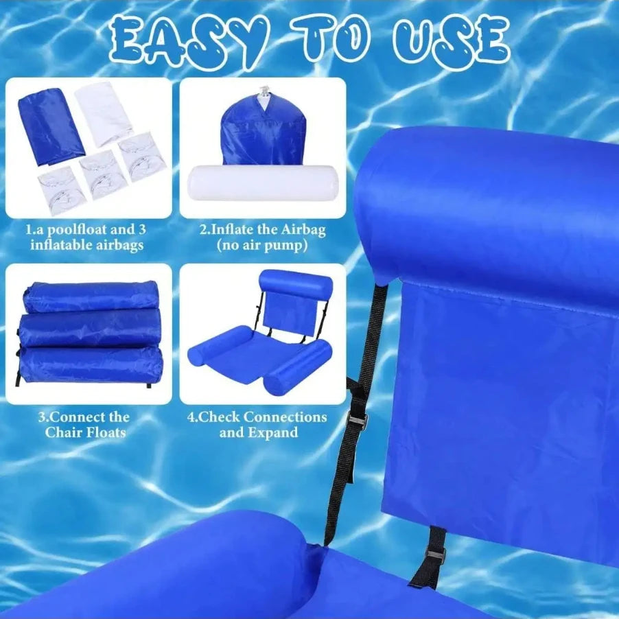 inflatable pool floats for adults water hammock lounger