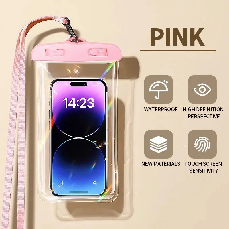 waterproof phone pouch for swimming and diving