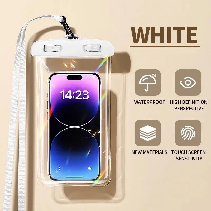 waterproof phone pouch for swimming and diving