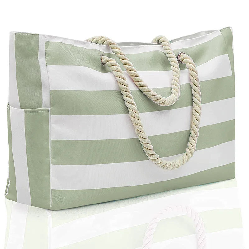 bohemian women’s waterproof beach tote handbag