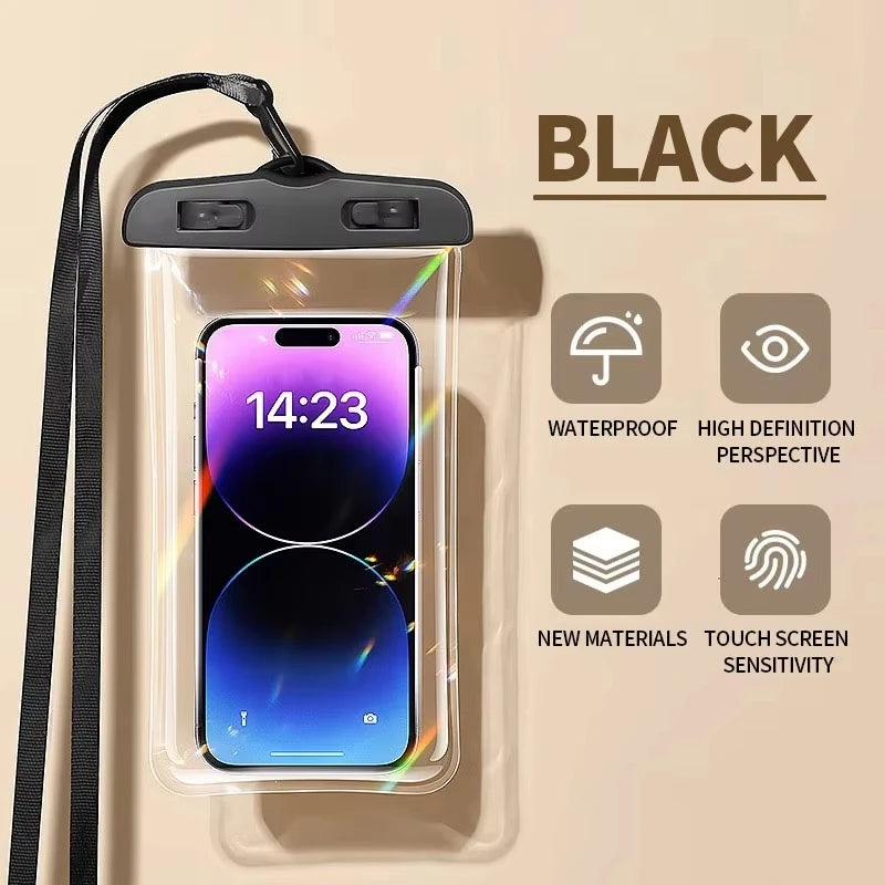 waterproof phone pouch for swimming and diving