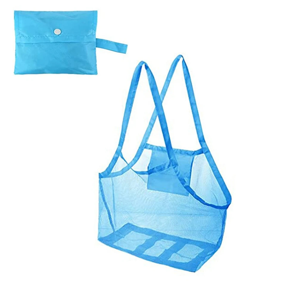 Childrens Mesh Beach Bag | Sand-Free Toy Storage Tote