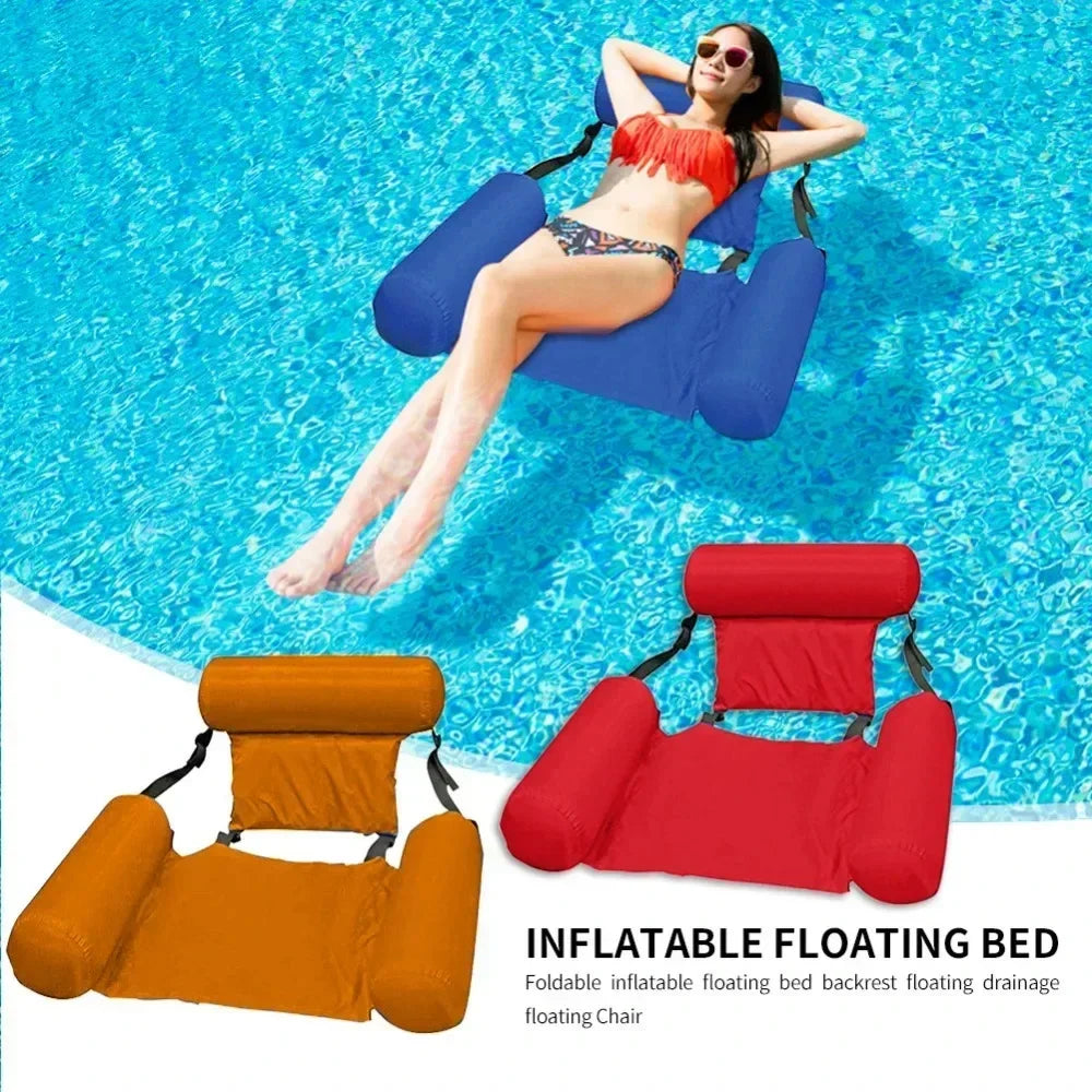 Foldable Inflatable Water Hammock Lounger