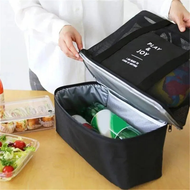 Waterproof Insulated Tote Bag | Double Layer Picnic Ice Bag