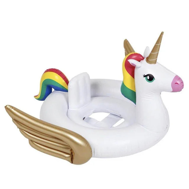 inflatable flamingo and white swan pool raft lounge toy