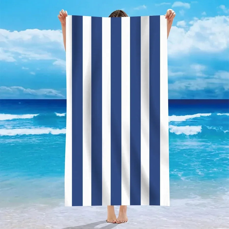 multicolor striped beach towels summer essentials